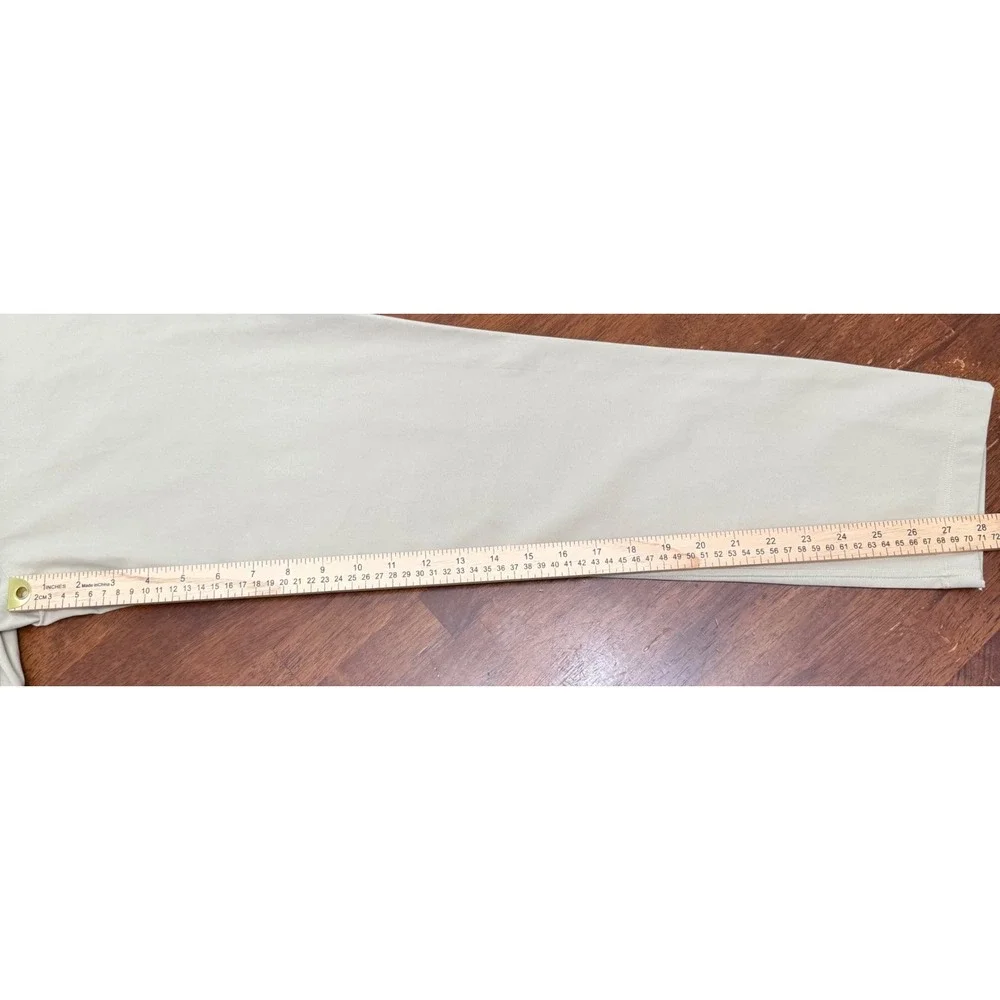 Lululemon ABC Slim Fit Pant Mens 34 Khaki Tan Technical Chino Stretch Trousers